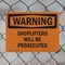 Signmission Shoplifters Will Be Prosecuted OSHA Warning Sign, Plastic, 10in W x 7in L, 2PK OS-2PACK-WS-P-710-L-12834 - alternate 4